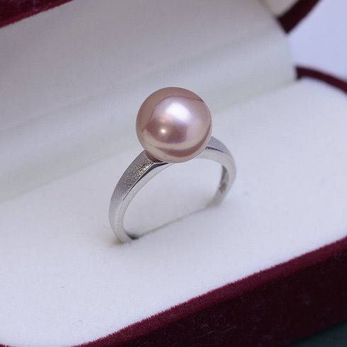 10-11mm Freshwater Pearl Frosted Ring - House Of Pearls