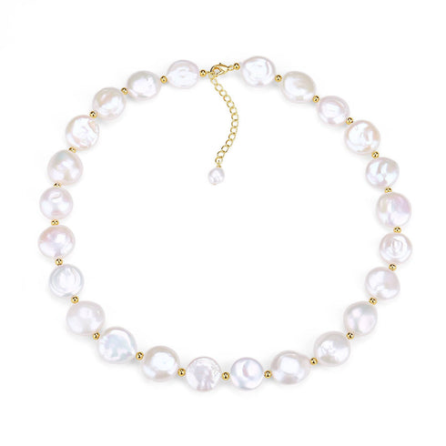 Coin Pearl Necklace Bracelet and Earrings (Purchase Individually) - House Of Pearls