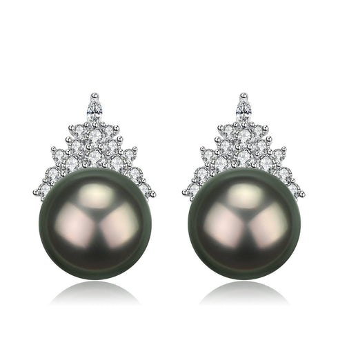 Tahitian Pearl & Queen Pendant Necklace Earrings ( Purchase Indivudually) - House Of Pearls