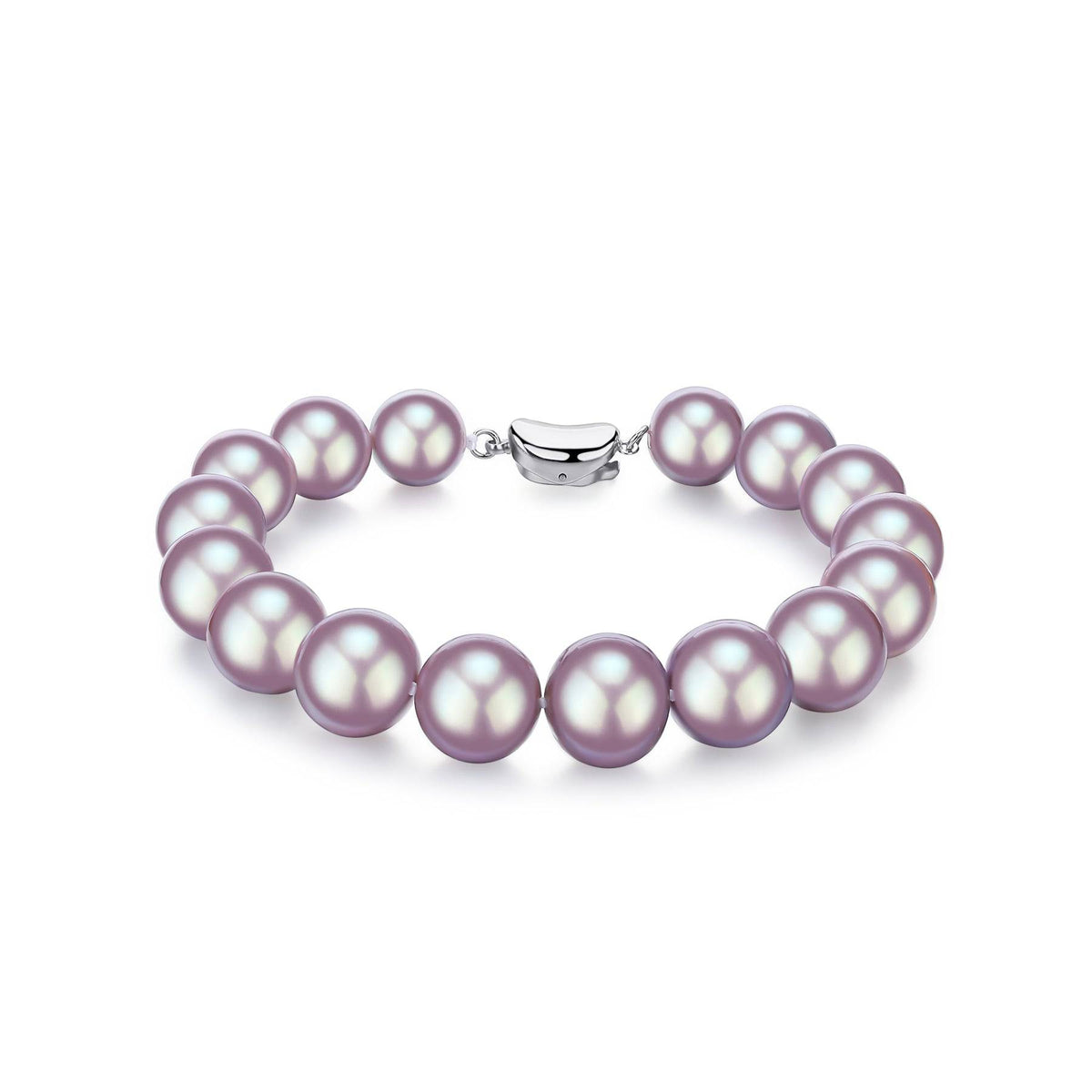 10-12mm Purple Edison Pearl Necklace & Bracelet Set House Of Pearls