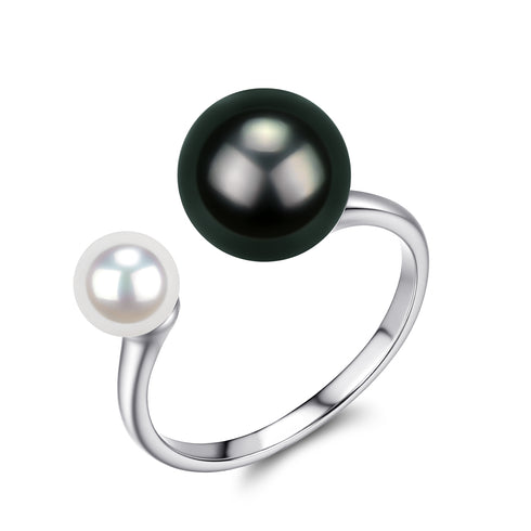 Tahitian Black Pearl Freshwater Pearl Ring - Rings made with hand-selected pearls from House of Pearls