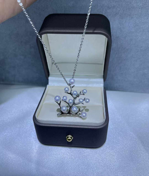 Tree of Happiness Pearl Brooch/Pendant - Necklaces made with hand-selected pearls from House of Pearls