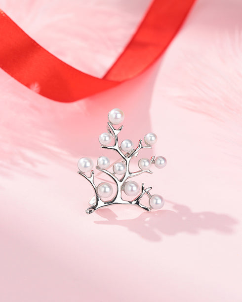 Tree of Happiness Pearl Brooch/Pendant - Necklaces made with hand-selected pearls from House of Pearls
