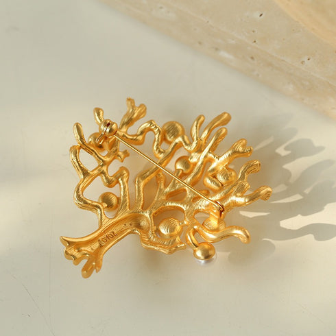 Tree of Life Vintage Pearl Brooch - Brooch made with hand-selected pearls from House of Pearls
