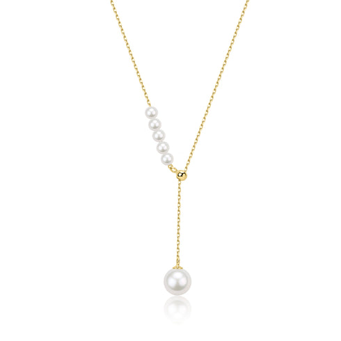 Y Shape Pearl Pendant Necklace - Necklaces made with hand-selected pearls from House of Pearls