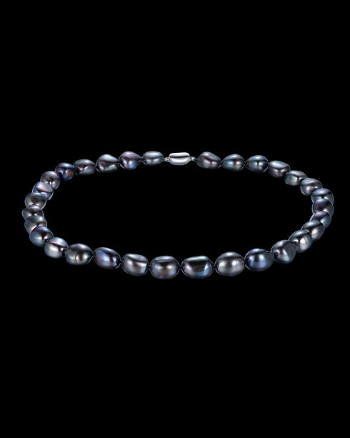 11–12mm Peacock Baroque Freshwater Pearl Necklace