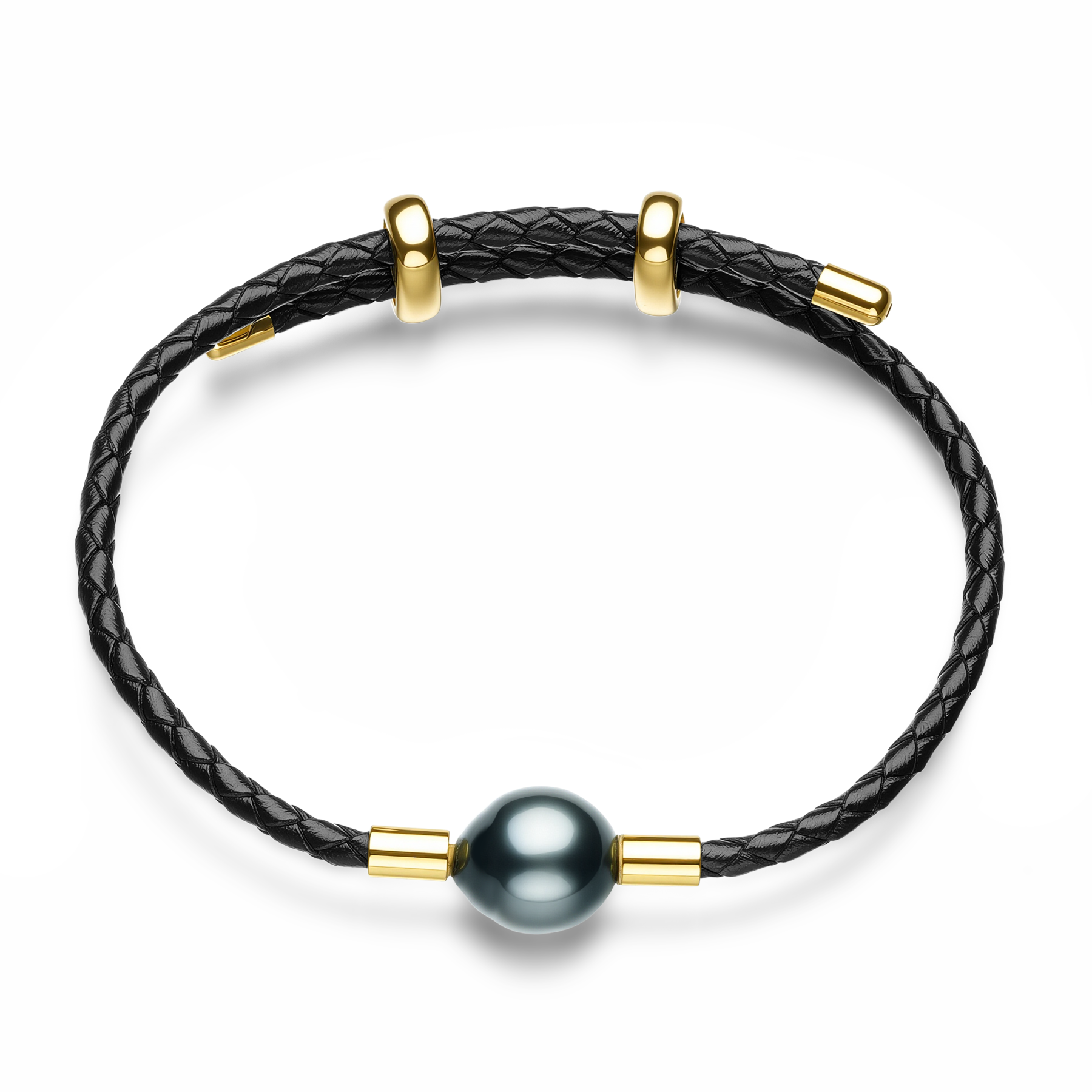9-10mm-tahitian-pearl-leather-  display picture 1