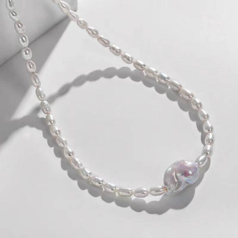 Vintage Pearl Choker Necklace For Women – Adjustable Imitation Pearl Layered Chain, Elegant Party Jewelry Gift - View #7