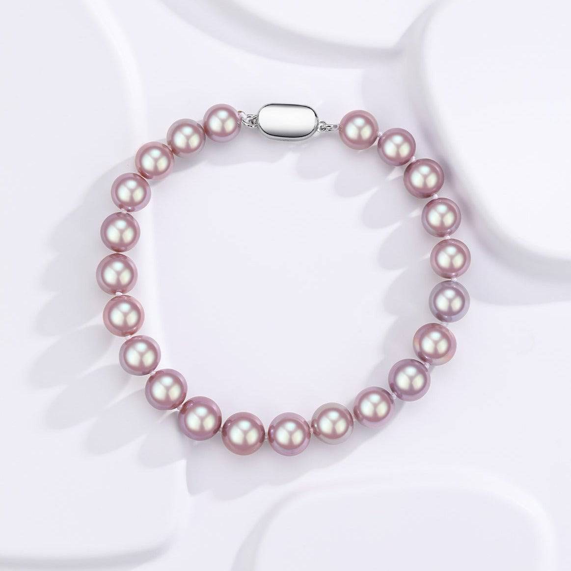 Purple Freshwater Pearl Bracelet - 6-9mm | House Of Pearls