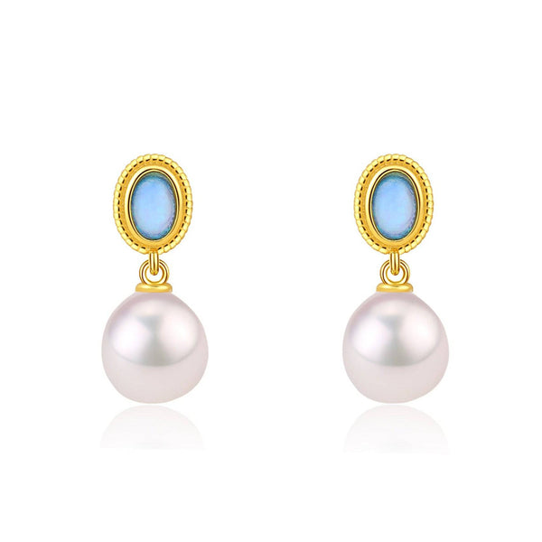 Petralux diamond baroque earrings - Metallic